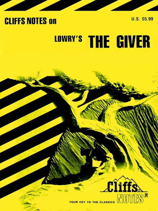 Cover image for CliffsNotes on Lowry's The Giver
